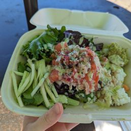 Showtime 1/2 salad & 1/2 rice
