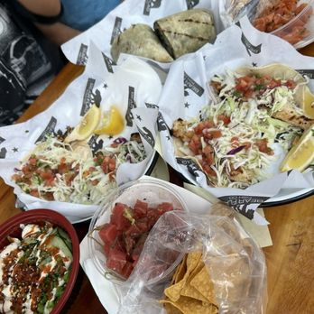Bear Flag Fish - the spread - Seafood Near Me - Newport Beach, California Bear Flag Fish - the spread - Seafood Near Me - Newport Beach, California
