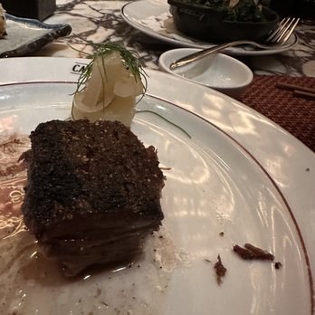 Catch Steak - Oops - what's left of our "Cap of the rib-eye" - tastiest steak ... ever!!!! - Steakhouses Near Me - Aspen, Colorado Catch Steak - Oops - what's left of our "Cap of the rib-eye" - tastiest steak ... ever!!!! - Steakhouses Near Me - Aspen, Colorado