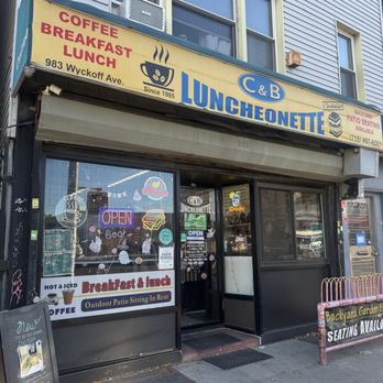 C&B Luncheonette - Outside - Breakfast & Brunch Near Me - Ridgewood, New York