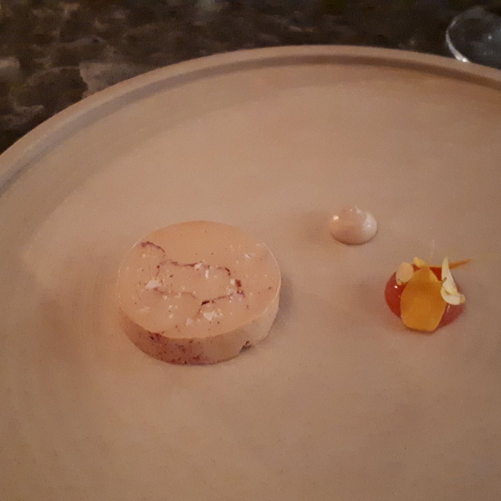 Hexagon - Foie Gras Torchon with house made brioche - French Near Me - Oakville, Ontario Hexagon - Foie Gras Torchon with house made brioche - French Near Me - Oakville, Ontario