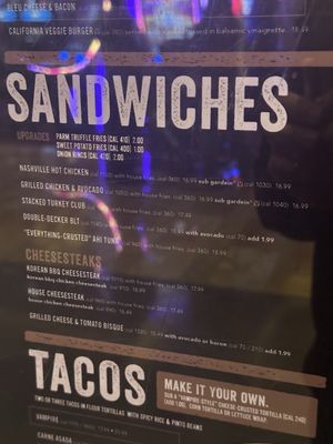 Menu photo 4 Yard House Las Vegas, NV