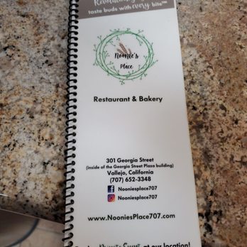 Noonie’s Place - The Menu - Breakfast & Brunch Near Me - Vallejo, California Noonie’s Place - The Menu - Breakfast & Brunch Near Me - Vallejo, California