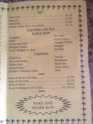 Menu photo 2 Sonny's Roti Shop Ozone Park, NY Menu photo 2 Sonny's Roti Shop Ozone Park, NY