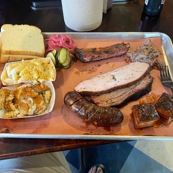 Interstellar BBQ - Pork Rib, pork belly, turkey, brisket, lamb shoulder, Mac and cheese, scalloped potatoes - Barbeque Near Me - Austin, Texas