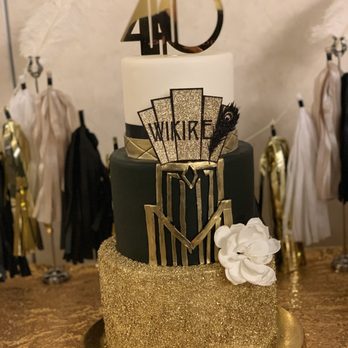 Paradise Cakes - a black and gold birthday cake - Bakeries Near Me - Sylvan Lake, Michigan Paradise Cakes - a black and gold birthday cake - Bakeries Near Me - Sylvan Lake, Michigan