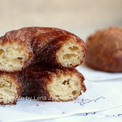 Daily Provisions - Upper West Side - Inside of Cinnamon Cruller ($4.95) - pretty good. Moist and eggy inside. Not too sweet.