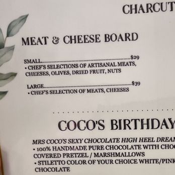 Mrs Coco - Charcuterie pricing. - Cafes Near Me - Henderson, Nevada Mrs Coco - Charcuterie pricing. - Cafes Near Me - Henderson, Nevada