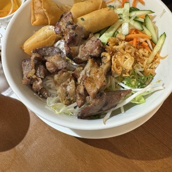 GẠO - Vietnamese Cusine - Grilled pork and egg roll vermicelli bowl - Vietnamese Near Me - Madison Heights, Michigan