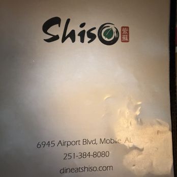 Shiso Japanese Restaurant - Sushi Bars Near Me - Mobile, Alabama
