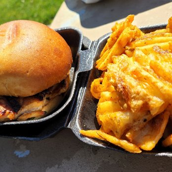 Teriyaki Don - Chicken Teri Sammie with fries - Japanese Near Me - Merced, California Teriyaki Don - Chicken Teri Sammie with fries - Japanese Near Me - Merced, California