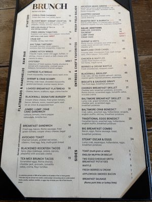 Menu photo 1 Blackwall Hitch Baltimore, MD
