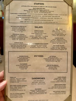 Menu photo 5 Max's Bistro & Bar Fresno, CA