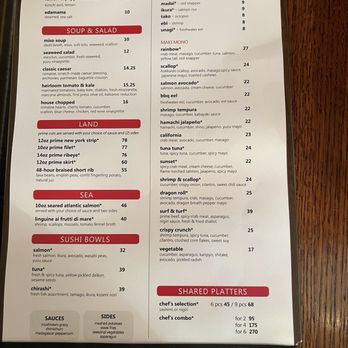 Stetsons Modern Steak + Sushi - Munu - Sushi Bars Near Me - Chicago, Illinois