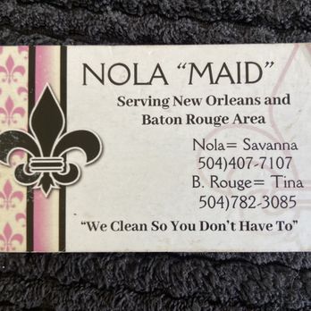 Nola Maid - Servicing Homes and Businesses in Baton Rouge and all surrounding areas! - Home Cleaning Near Me Nola Maid - Servicing Homes and Businesses in Baton Rouge and all surrounding areas! - Home Cleaning Near Me
