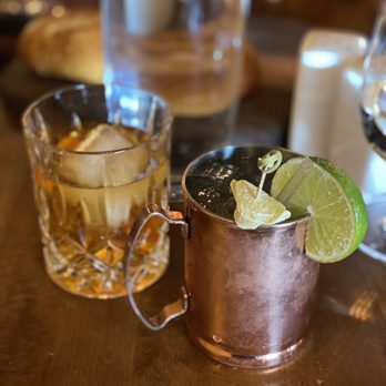 The Lone Buffalo Steakhouse - The Lone Buffalo Old Fashioned & the Montana Huckleberry Mule. - Steakhouses Near Me - Dubois, Wyoming