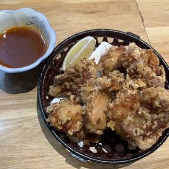 Meiji Seimen - Fried Chicken as Side Dish, with sauce. Yummy tender chicken. - Noodles Near Me - Costa Mesa, California Meiji Seimen - Fried Chicken as Side Dish, with sauce. Yummy tender chicken. - Noodles Near Me - Costa Mesa, California