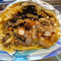 My reheated burrito on a paper plate. Tasted great still.