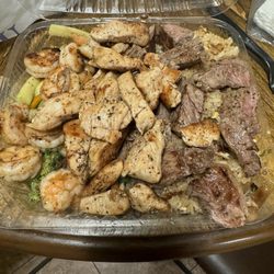 Genkibachi - 3 way. Chicken, Shrimp and Steak