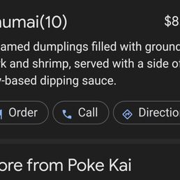 To Alice from Poke Kai. This is directly from your menu. To Alice from Poke Kai. This is directly from your menu.
