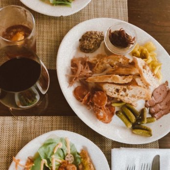 Mandolin - Charcuterie board, butter lettuce salad, and a glass of Malbec - Southern Near Me - Raleigh, North Carolina Mandolin - Charcuterie board, butter lettuce salad, and a glass of Malbec - Southern Near Me - Raleigh, North Carolina