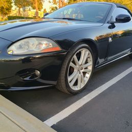 Oil change & beautiful tires on Jag Oil change & beautiful tires on Jag
