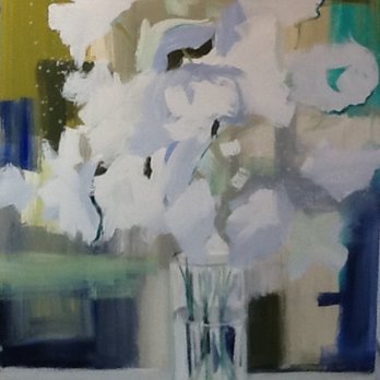 The Garage Studio - Beautiful bouquet from Jean-Marie's white flower series. You can watch the artists paint! - Gift Shops Near Me - Point Clear, Alabama