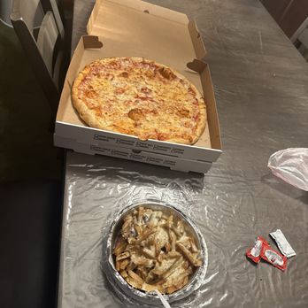 Lyndhurst Pizza - 12" cheese pizza Disco Fries - Pizza Near Me - Lyndhurst, New Jersey