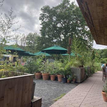 Blooming Hill Farm - Outdoor seating... picture doesn't do it justice. - Farmers Market Near Me - Monroe, New York