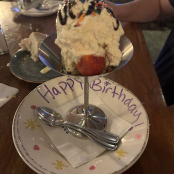 Bluewater Grill - Temecula - Birthday sundae - Seafood Near Me - Temecula, California Bluewater Grill - Temecula - Birthday sundae - Seafood Near Me - Temecula, California