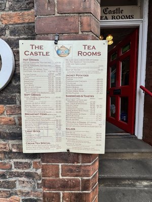 Menu photo 1 Castle Tea Rooms York, YOR Menu photo 1 Castle Tea Rooms York, YOR