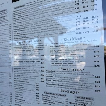 Maggio's Pizza - Menu on window - Pizza Near Me - Big Bear Lake, California