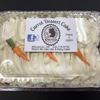 Patty Cakes - Carrot Dessert Cakes - Bakeries Near Me - Miramichi, New Brunswick Patty Cakes - Carrot Dessert Cakes - Bakeries Near Me - Miramichi, New Brunswick