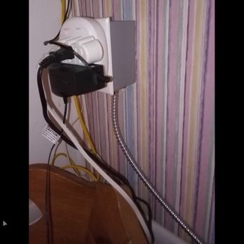 ElectricQuest - Wire connected to the box in front of the outlet the under desk inn order to supplying electricity to some non-working outlets.. - Electricians Near Me - New Port Richey, Florida ElectricQuest - Wire connected to the box in front of the outlet the under desk inn order to supplying electricity to some non-working outlets.. - Electricians Near Me - New Port Richey, Florida
