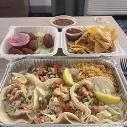 Fish Taco Plate