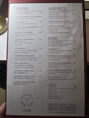 Menu photo 1 Highball Times Square New York City, NY Menu photo 1 Highball Times Square New York City, NY