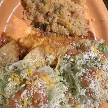 Teresa's Mosaic Cafe - Plate with bean tostada, cheese enchilada, rice and beans - Mexican Near Me - Tucson, Arizona Teresa's Mosaic Cafe - Plate with bean tostada, cheese enchilada, rice and beans - Mexican Near Me - Tucson, Arizona