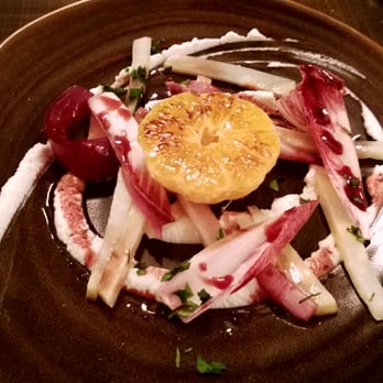 Picture - Goat cheese, endive and grill orange salad - Modern European Near Me - London, XGL