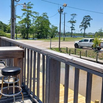 The Riverside Seafood and Grill - Side deck view - Seafood Near Me - Channelview, Texas
