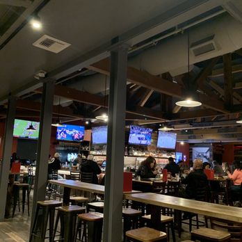 Blast & Brew - Bar and half of the restaurant seating - New American Near Me - Pismo Beach, California Blast & Brew - Bar and half of the restaurant seating - New American Near Me - Pismo Beach, California