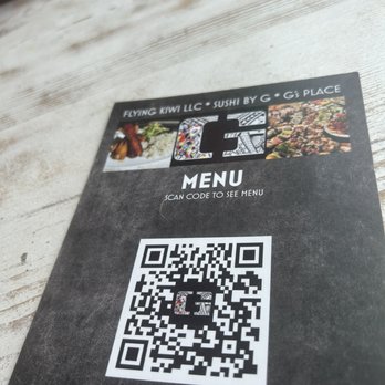 G’s Place - You have to have your smart phone out to download the menu. - Food Trucks Near Me G’s Place - You have to have your smart phone out to download the menu. - Food Trucks Near Me