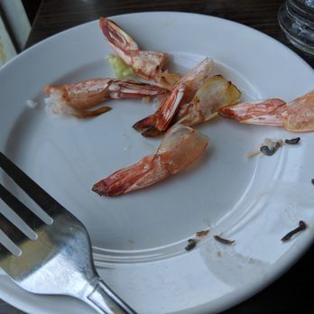 Old Tony's - Cleaning your own shrimp - Seafood Near Me - Redondo Beach, California