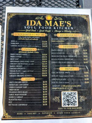 Menu photo 2 Ida Mae’s Waxahachie, TX