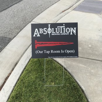 Absolution Brewing Company - Signage on Columbia St. - Breweries Near Me - Torrance, California