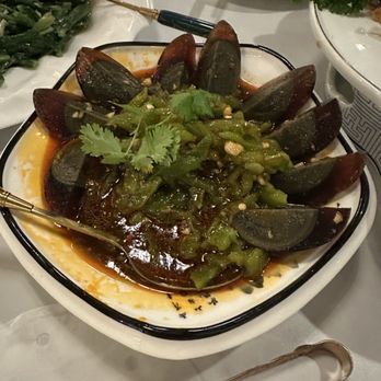 Treasure - Pepper with century egg - Dim Sum Near Me - Belmont, California Treasure - Pepper with century egg - Dim Sum Near Me - Belmont, California