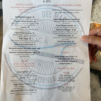 Pacifica Breeze Cafe - Menu - Breakfast & Brunch Near Me - Del Mar, California