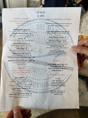 Menu photo 2 Pacifica Breeze Cafe Del Mar, CA