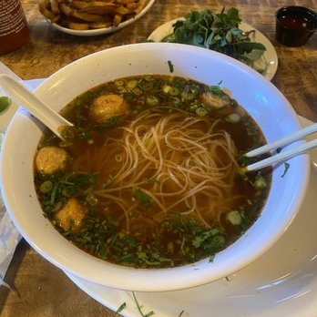 The Banshee - "Traditional" pho with pork and beef. - Bars Near Me - Chico, California The Banshee - "Traditional" pho with pork and beef. - Bars Near Me - Chico, California