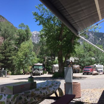 4J+1+1 RV Park - View from pull through site. - RV Parks Near Me - Ouray, Colorado 4J+1+1 RV Park - View from pull through site. - RV Parks Near Me - Ouray, Colorado