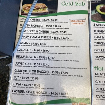 Bill & Ruth's Submarine Shop - Menu - Sandwiches Near Me - Broken Arrow, Oklahoma Bill & Ruth's Submarine Shop - Menu - Sandwiches Near Me - Broken Arrow, Oklahoma